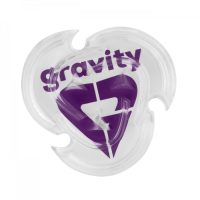 Gravity Heart mat clear/violet